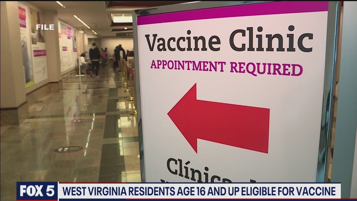 West Virginia residents age 16 and up eligible for vaccine